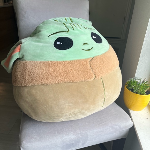 Star Wars Other - Squishmallow  Star‎ Wars Mandalorian 20" Baby Yoda Grogu Plush Stuffed